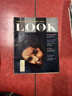 Look Magazine April 12 1960 Elizabeth Taylor Cover